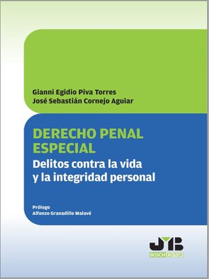 cover image of Derecho penal especial